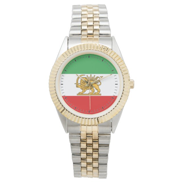 Montre Drapeau de la Perse / Iran (1964-1980) (devant)