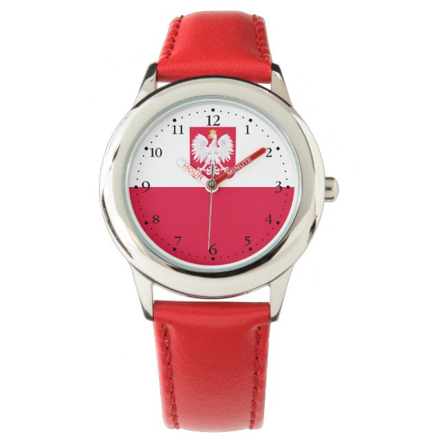 Montre Drapeau de la Pologne (devant)