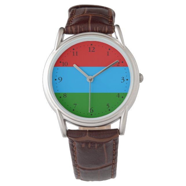 Montre Drapeau de la République de Carélie (devant)
