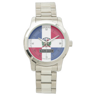 Montre Drapeau de la République dominicaine