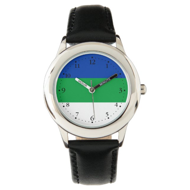 Montre Drapeau de la République Komi (devant)