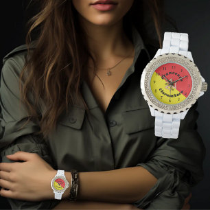Montre Drapeau de la Sicile Femme Personnalisé