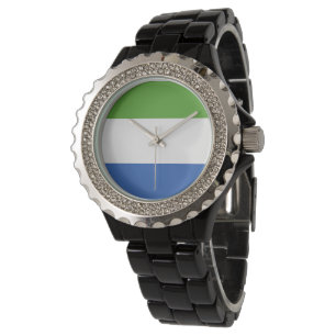 Montre drapeau de la Sierra Leone