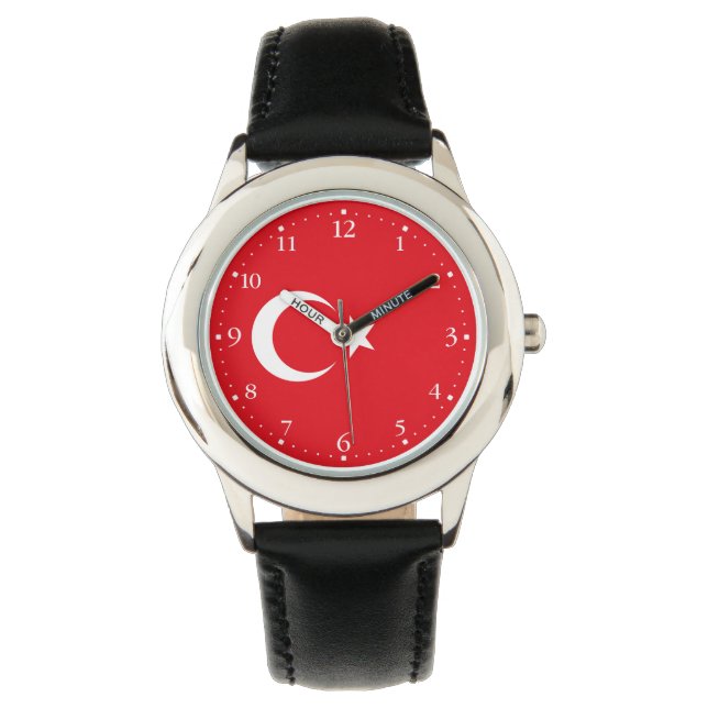 Montre Drapeau de la Turquie (devant)