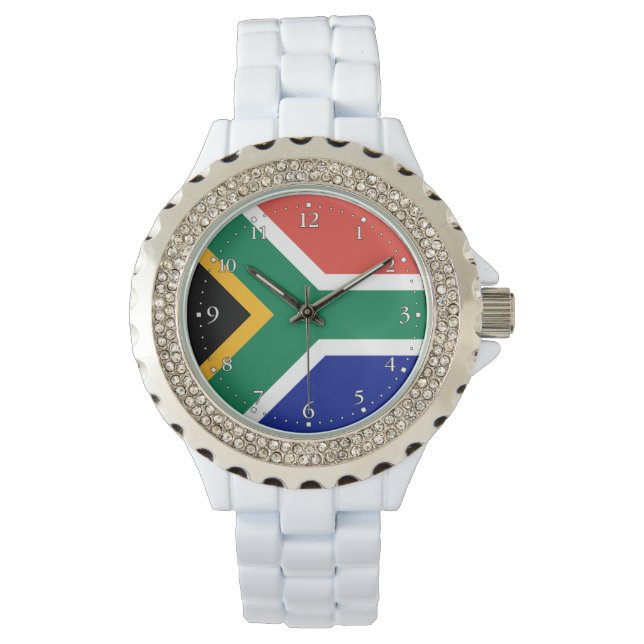 Montre Drapeau de l'Afrique du Sud (devant)