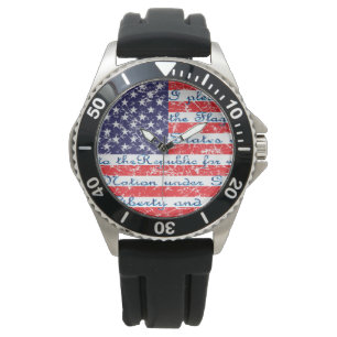 Montre Drapeau de l'Allégience USA
