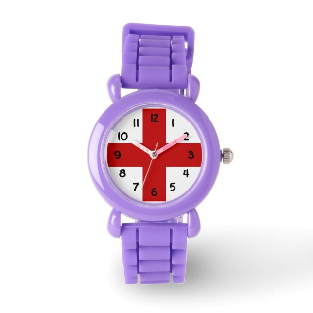 Montre Drapeau de l'Angleterre ou croix de Saint-Georges  (Recto)