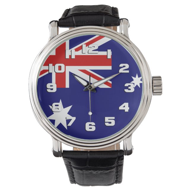 Montre Drapeau de l'Australie (devant)