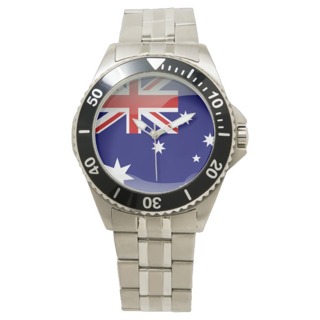 Montre Drapeau de l'Australie (devant)