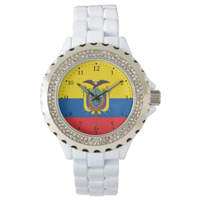 Montre Drapeau de l'Équateur (devant)