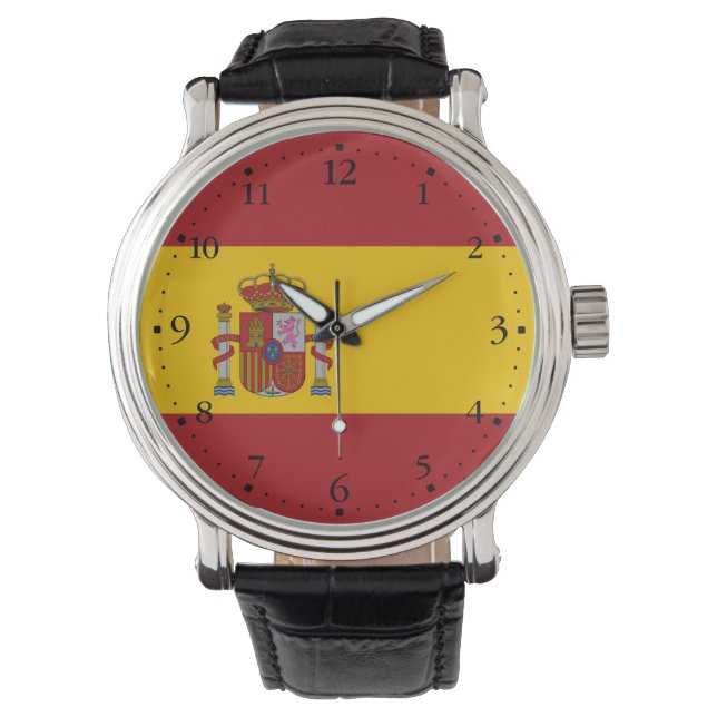 Montre Drapeau de l'Espagne (devant)