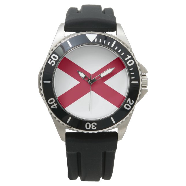 Montre Drapeau de l'état de l'Alabama (devant)