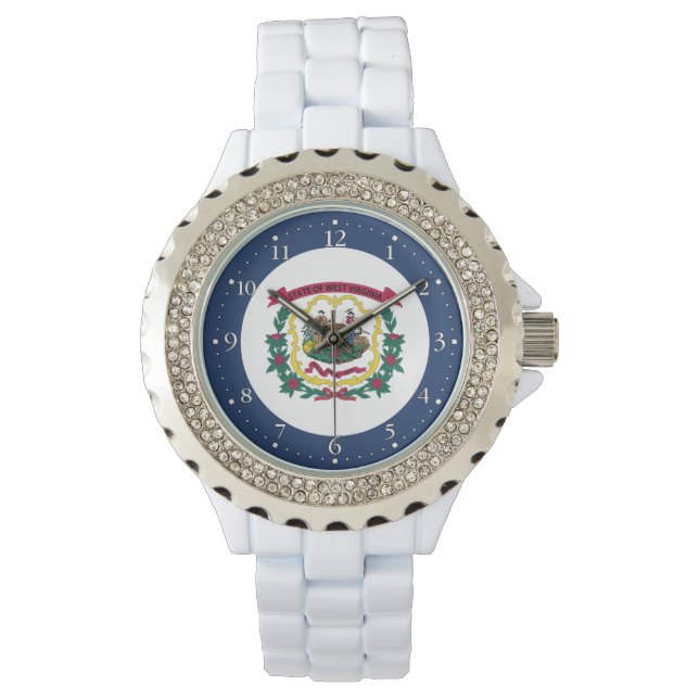 Montre Drapeau de l'État de Virginie-Occidentale (devant)
