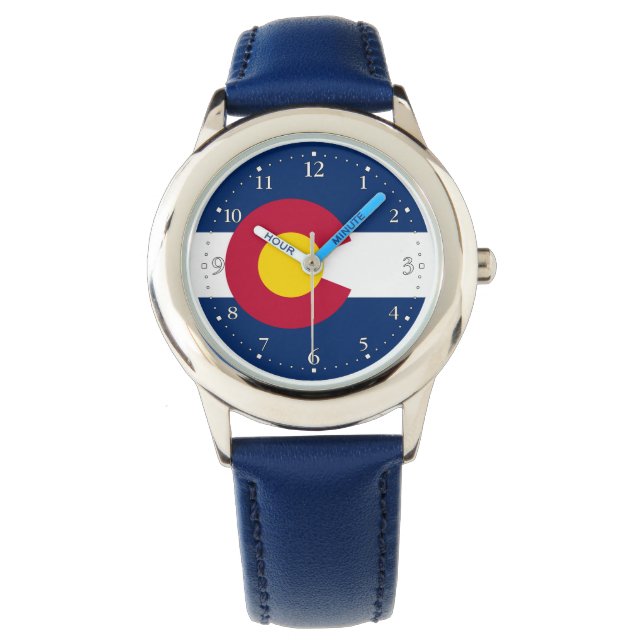 Montre Drapeau de l'État du Colorado (devant)