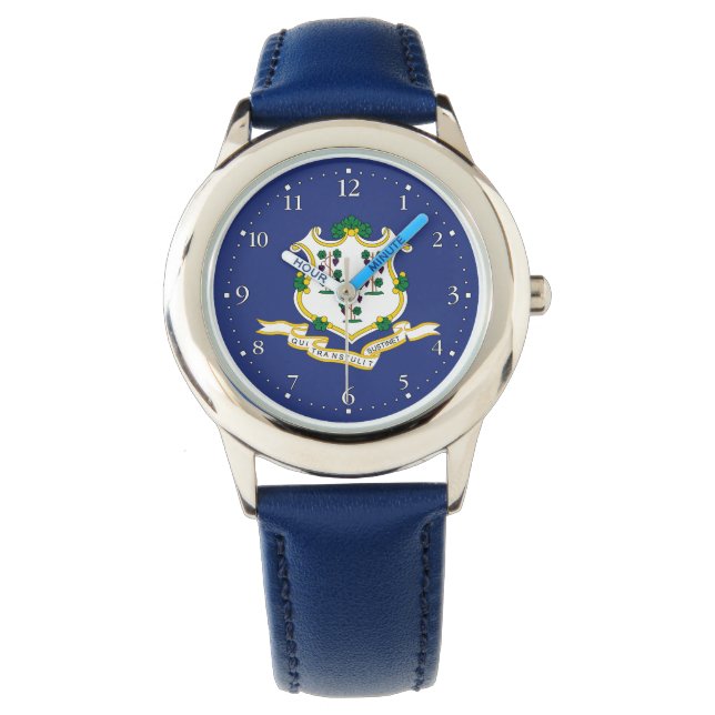 Montre Drapeau de l'État du Connecticut (devant)