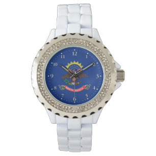 Montre Drapeau de l'État du Dakota du Nord