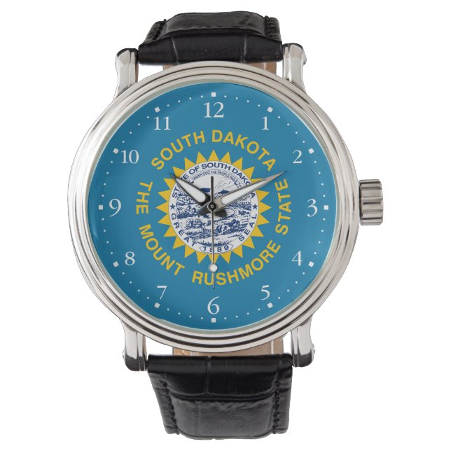 Montre Drapeau de l'État du Dakota du Sud (devant)