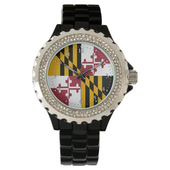 Montre Drapeau de l'État du Maryland (devant)