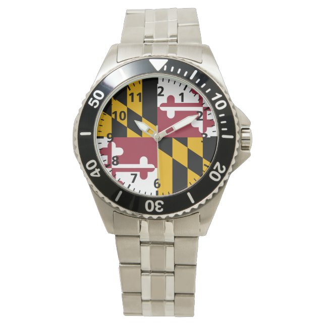 Montre Drapeau de l'État du Maryland (devant)