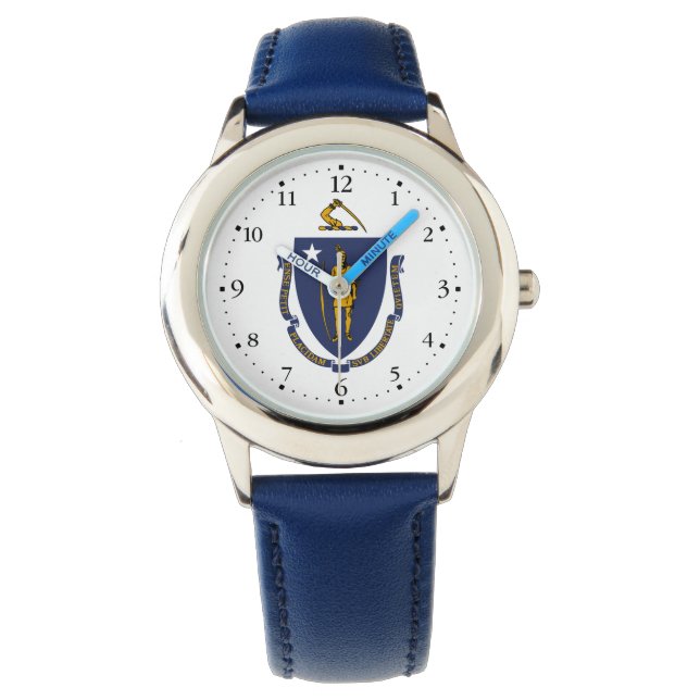 Montre Drapeau de l'État du Massachusetts (devant)
