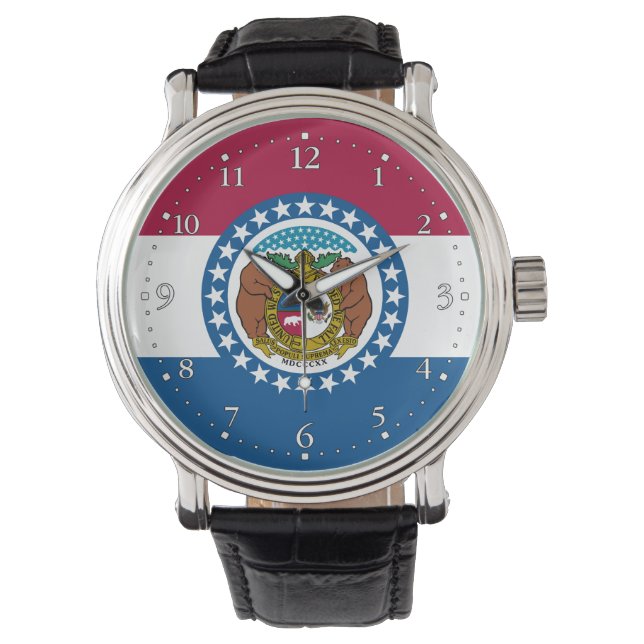 Montre Drapeau de l'État du Missouri (devant)