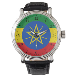 Montre Drapeau de l'Éthiopie