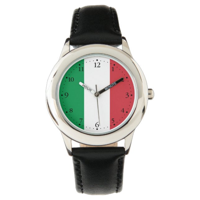 Montre Drapeau de l'Italie (devant)