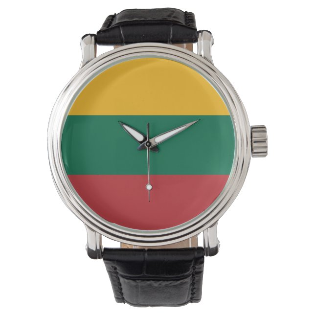 Montre Drapeau de Lituanie (devant)