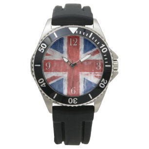 Montre Drapeau de l'Union britannique Patriotic Wristwatc