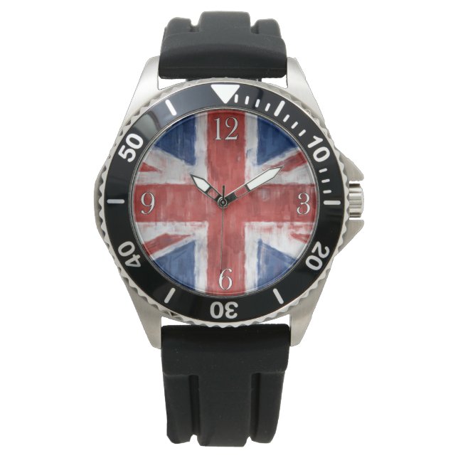 Montre Drapeau de l'Union britannique Patriotic Wristwatc (devant)