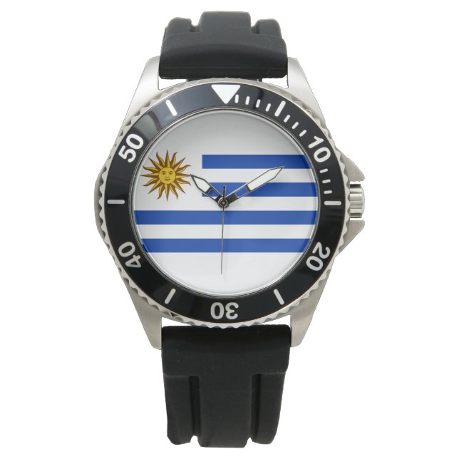 Montre Drapeau de l'Uruguay (devant)