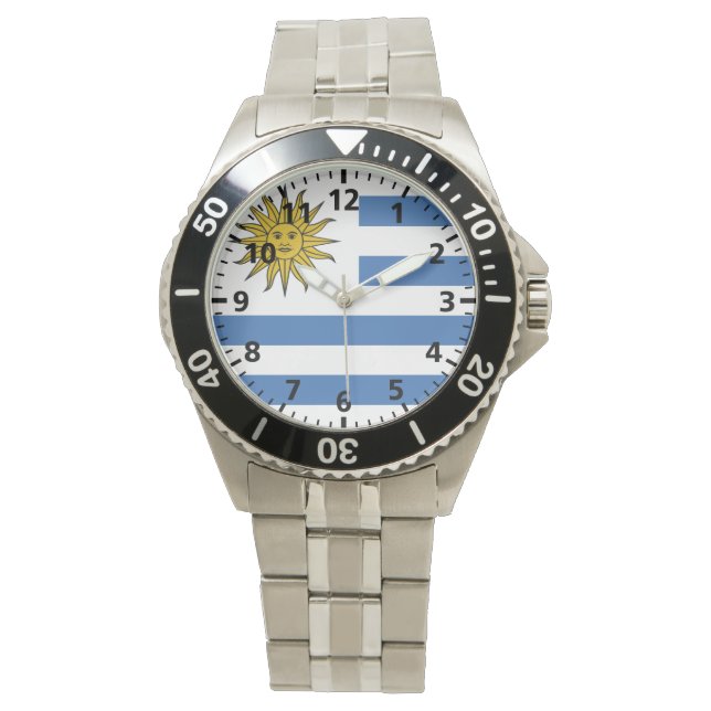 Montre Drapeau de l'Uruguay (devant)