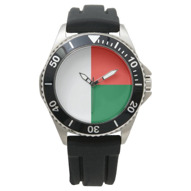 Montre Drapeau de Madagascar (devant)