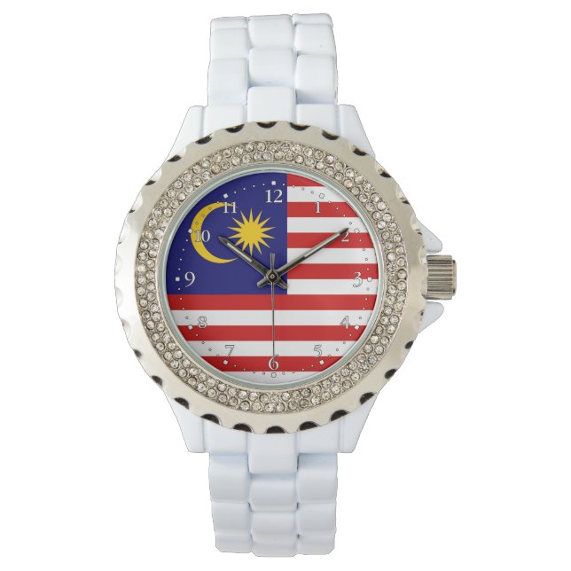 Montre Drapeau de Malaisie (devant)