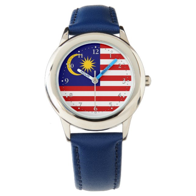 Montre Drapeau de Malaisie (devant)