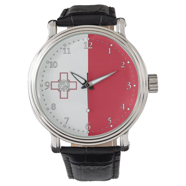 Montre Drapeau de Malte (devant)