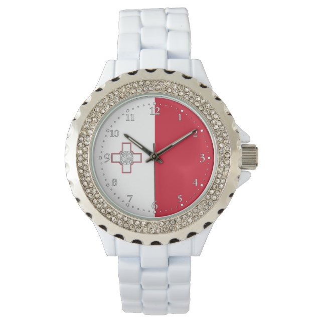 Montre Drapeau de Malte (devant)