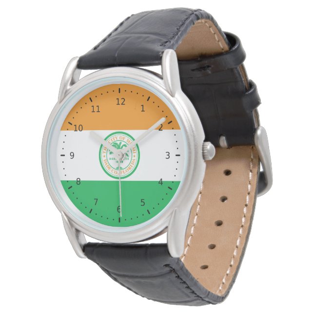 Montre Drapeau de Miami, Floride (Incliné)