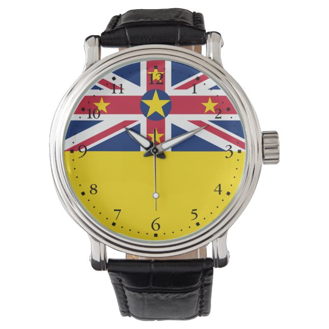 Montre Drapeau de Niue (devant)
