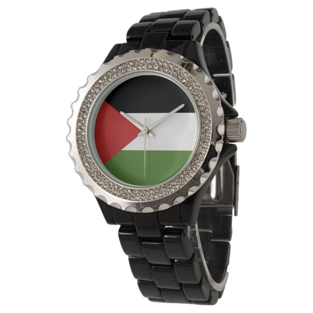 Montre Drapeau de Palestine (Incliné)