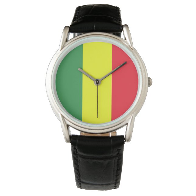 Montre Drapeau de Rasta (devant)