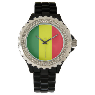 Montre drapeau de reggae