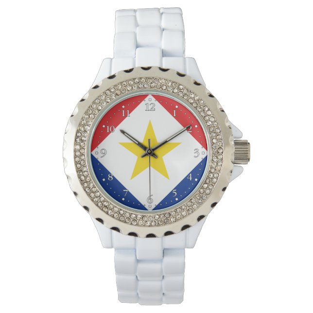 Montre Drapeau de Saba (devant)