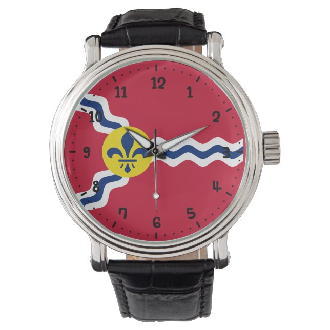 Montre Drapeau de Saint-Louis, Missouri Watch (devant)