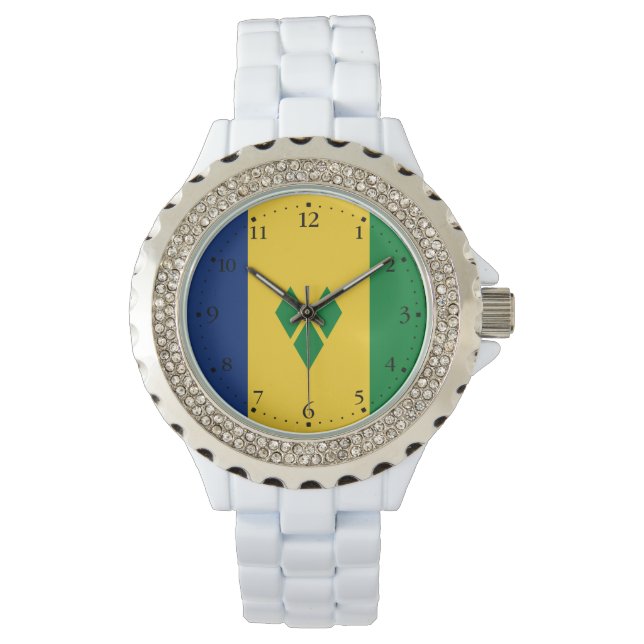Montre Drapeau de Saint-Vincent (devant)