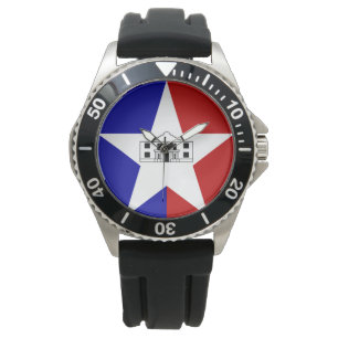 Montre Drapeau de San Antonio, Texas Watch