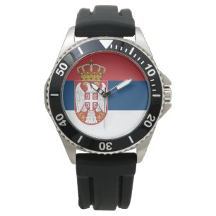 Montre Drapeau de Serbie