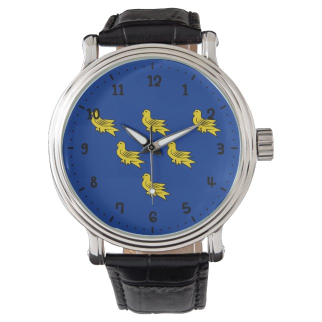 Montre Drapeau de Sussex Watch (devant)