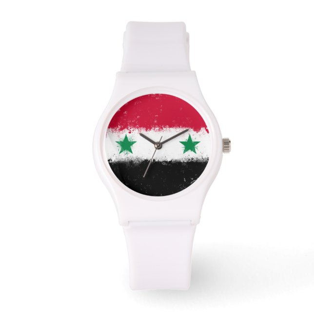 Montre Drapeau de Syrie (Recto)