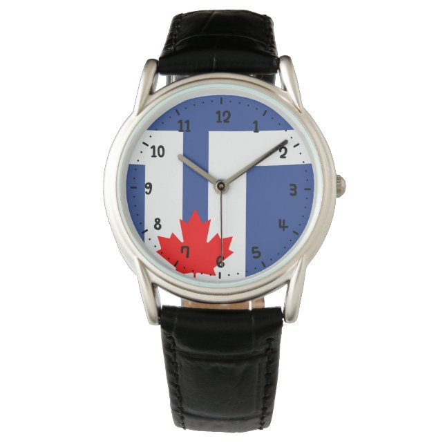 Montre Drapeau de Toronto (Ontario) (devant)